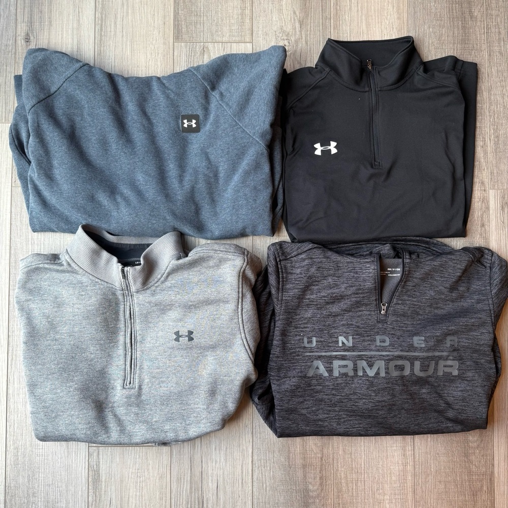 Thrifted under armor hoodies